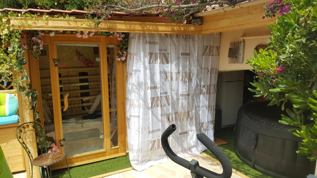 Nouveau ! Chambre D'Hote Insolite Privee " Coeurs De Pirates A Bali En Provence" Spa Sauna Massages Dans Cadre Exotique D'Amenagements Exterieurs D'Exception Ete Comme Hiver Bienvenue !!! Cavalaire-sur-Mer Exterior foto